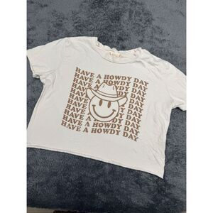 Altar’d State Women’s Small Have A Howdy Day Cut Off Tee!